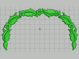 BorderLeafSemicircle